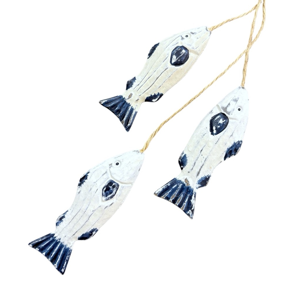 Decorative Hanging Carved Fish